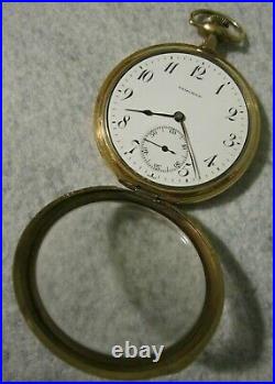 1911 Longines Fairchild approx 10 Size Gold Filled Case Swiss Pocket Watch