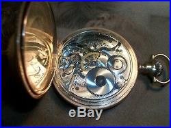 1911-Sz. 16 Hamilton Pocket Watch /17 Jewels/25 Year GF Hunter's Crescent Case