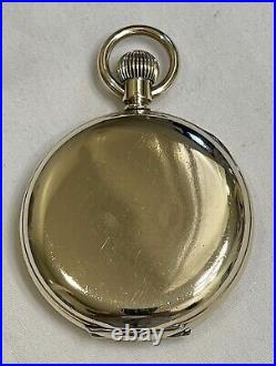 1912 Waltham 16S Hunter Gold-Plated 7J Pocket Watch 10-Year Supreme Case Runs