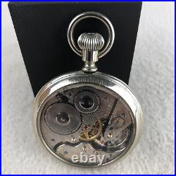 1913 Hamilton 992 Pocket Watch 21j 16s RR Montgomery RUNS SALESMAN Display Case