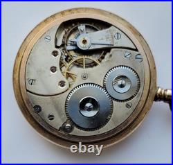 1915 LONGINES Swiss 16s Pocket Watch Cal. 19.71 Gold Filled OF Case PARTS REPAIR