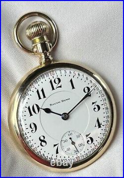 1916 South Bend Grade 211 Mod 2 16s 17j Pocket Watch Wadsworth GF Case