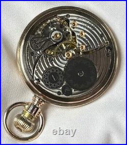 1916 South Bend Grade 211 Mod 2 16s 17j Pocket Watch Wadsworth GF Case