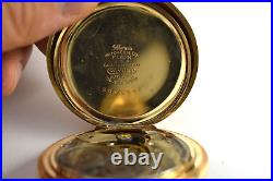 1918 Elgin Grade 301 12s 7J Hunting Pocket Watch withRamone 20Yr Case lot. Fb