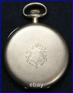 1918 Hamilton Grade 910 12s 17j Pocket Watch GF Swing-Out Case Runs