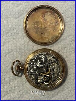 1919 Elgin Pocket Watch 20 Year GF Open Face Case Size 12 with15 Jewel Movement