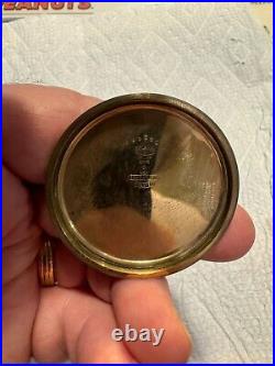 1919 Elgin Pocket Watch 20 Year GF Open Face Case Size 12 with15 Jewel Movement