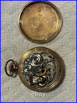 1919 Elgin Pocket Watch 20 Year GF Open Face Case Size 12 with15 Jewel Movement