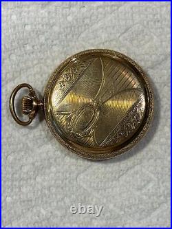 1919 Elgin Pocket Watch 20 Year GF Open Face Case Size 12 with15 Jewel Movement