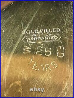 1919 Waltham 16s 23j Grade Vanguard Model 1908 RR Pocket Watch Nice 10K GF Case