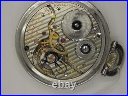 1920 Hamilton 992, 21 jewel RR Grade pocket watch in Star Stainless Steel case