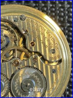 1920 Hamilton 992 RR Pocket Watch 16s 21j Model 2 10k GF Keystone Case Runs