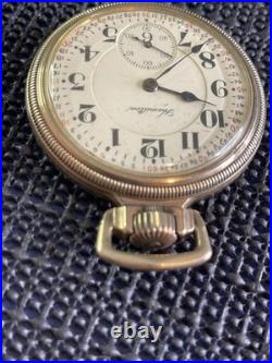 1920 Hamilton 992 RR Pocket Watch 16s 21j Model 2 10k GF Keystone Case Runs