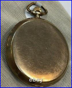 1920s Rolex Pocket Watch. Signed Rolex Movement And Case. Retailer on dial