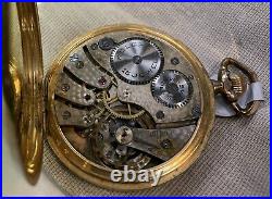 1920s Rolex Pocket Watch. Signed Rolex Movement And Case. Retailer on dial