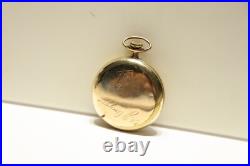 1921 GF Burlington Pocket Watch gr 107 16 s 21 j (Runs) Masonic Case