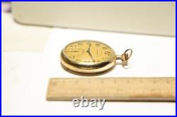 1921 GF Burlington Pocket Watch gr 107 16 s 21 j (Runs) Masonic Case