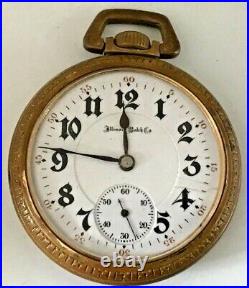 1922 Illinois Grade 806 Pocket Watch 21j, 16s OF case