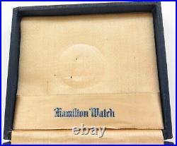 1923 HAMILTON 912 12S 17J DIGITAL SECONDS POCKET WATCH With 14K G. F. CASE + BOX