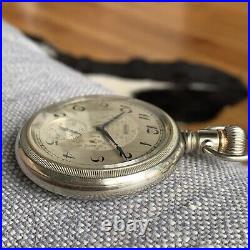 1925 Elgin Grade 387 16S 17 Jewels Fancy Dial Pocket Watch Swingout Case