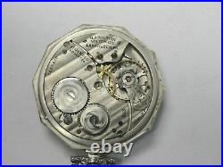 1925 Hamilton 17j 12s Model 2 Grade 912 Open Face Pocket Watch 14k GF Case
