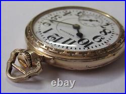 1925 Hamilton 992 16 Size 21 Jewel Railroad Pocket Watch In Ygf Cross Bar Case
