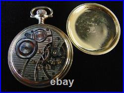 1925 Illinois Pocket Watch Size16 Grade305 17 Jewels Gold Filled Case Runs