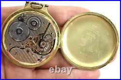 1926 Hamilton RR Grade 992 16s 21J OF Pocket Watch withBOC 14KGGF Case lot. F