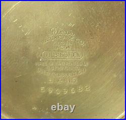 1927 Elgin Gr 345 12s 17j Pocket Watch OF PS SW Double struck Case