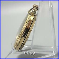 1927 Elgin Gr 345 12s 17j Pocket Watch OF PS SW Double struck Case