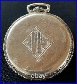1927 Hamilton 922, 23j, 12s Pocket Watch In Rare 14k Green GF Factory Case