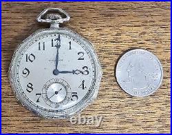 1931 Waltham 12s 17j Pocket Watch Decagon Shape 25yr Gold Filled Case