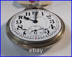 1939 Hamilton 992B 21 Jewel Pocket Watch, Flawless Montgomery Dial, Star Case