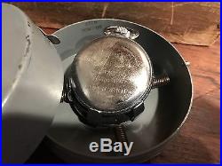 1941 Hamilton GCT 22j WWII 4992B Military Army Navigation Pocket Watch & Case