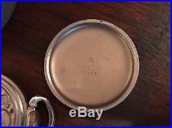 1941 Hamilton GCT 22j WWII 4992B Military Navy Pocket Watch Brass Case