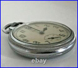 1943 Elgin B. W. Raymond Grade 581 Pocket Watch 22j, 16s OF Keystone case