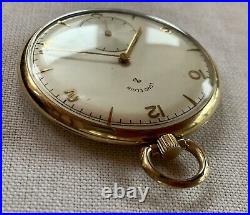 1950 Vintage Lord Elgin Mdl. 5, 21j, 10s Pocket watch in 14k Gold Filled Case