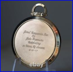 1970's Hamilton Masterpiece cal 870 (Swiss ETA 6497) POCKET WATCH GF Case RUNS