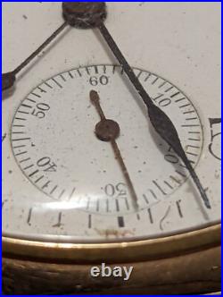 19th Century Waltham Keystone Case J Boss Gold Filled Pocket Watch Works