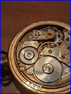 19th Century Waltham Keystone Case J Boss Gold Filled Pocket Watch Works