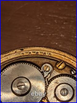 19th Century Waltham Keystone Case J Boss Gold Filled Pocket Watch Works