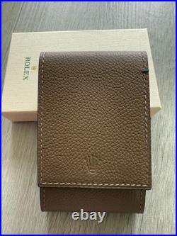 2025 Rolex Beige Travel Watch Case Pouch 100% Authentic, New Style, VIP Gift