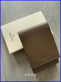 2025 Rolex Beige Travel Watch Case Pouch 100% Authentic, New Style, VIP Gift