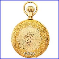 23 Jewel Waltham Vanguard Railroad Pocket Watch with Exceptional 14K Gold Case