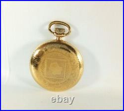 44 MM 12s Gold Filled Openface Pocket Watch Case