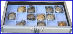 4pcs 18 Pocket Watch Show Case Display Antique Jewelry Supply box pocket watches