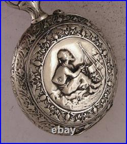 AMAZING CASE 1890's A. BOURG a SAINT GERMAIN-LAVAL Pocket Watch Perfect Serviced