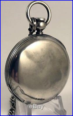 AMERICAN WATCH Co. CIVIL WAR Am. EAGLE Union Officers Silver Hunting Case 1863