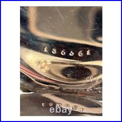 ANTIQUE SWISS GOLIATH ALL NICKEL CASE GIANT POCKET WATCH 2 3/4 inch DIAMETER