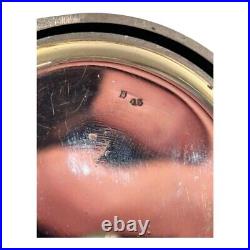 ANTIQUE SWISS GOLIATH ALL NICKEL CASE GIANT POCKET WATCH 2 3/4 inch DIAMETER